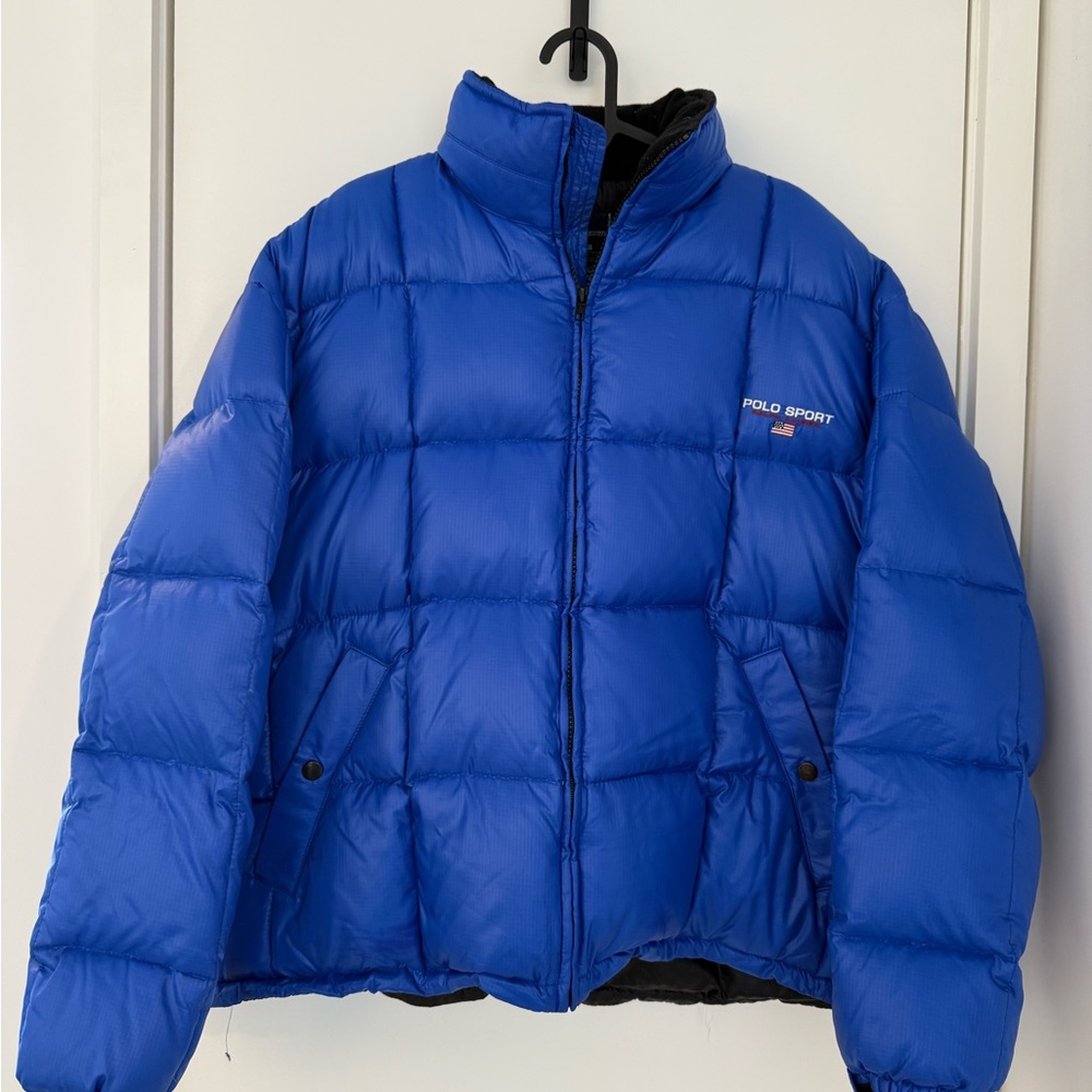 Ralph Lauren Blue Puffer Jacket